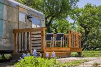 Glamping in Spicewood TX Hill Country- The Vagabond