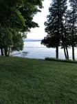 Hubbard Lake Sunset Hideaway, large lakefront property.