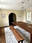 Peaceful farm retreat with hiking trails and farm animals.