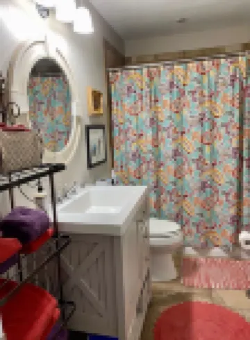 Judy's Line Shack...Super cute house with a fabulous back porch view!