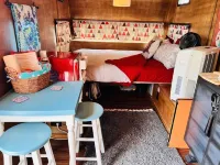 Willie Cleo, the Vintage Holiday Rambler in Walnut Springs Hotels in Bosque County