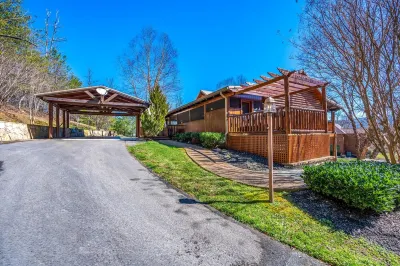 River Birch Hideaway | Mt Views, HT, Game/Theatre Rm, Fishing Pond, Mins to PF!