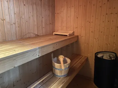 Vacation home with water terrace incl. additional costs - with sauna and fireplace