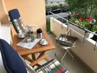 Bright, quiet apartment with beautiful view of the Wurmberg and balcony