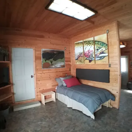 Gallatin River Cabin between Bozeman and Big Sky.