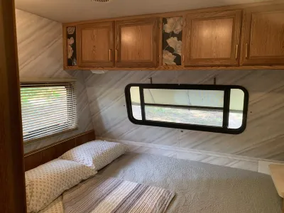 Quiet and Secluded CamperCabin at Camp Northern Lights