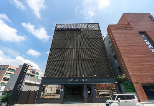 호텔 야자 휴식공간