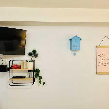 A Small Hotel Room for Mountain Lovers