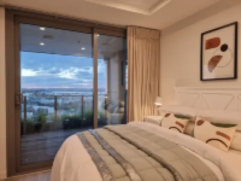 豪華公寓帶港口-日落景觀 - 停車位 酒店