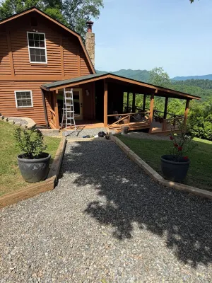 Stunning, Mtn-Top, Lakeview Cabin on Private 8 acres