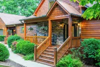 Game Rooms + Views: Spacious Mtn Cabin in Murphy! - balcony