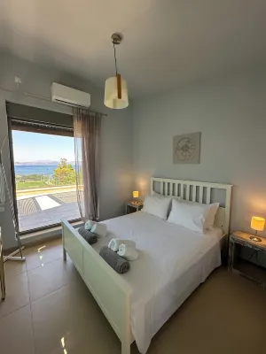 Seaside Villa with Private Football Pitch Hotels near fountain of Styra