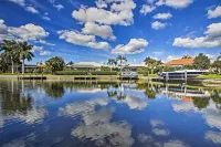 Canal Waterfront Home with Private Pool and Dock! - parking