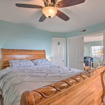 Walk to Shore! Ocean-View Condo in Carolina Beach