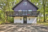 Pocono Summit Getaway with Game Room Walk to Lake! - spa
