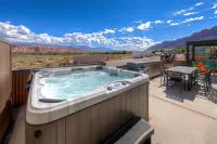 Luxury twin home.  Beautiful views. Private hot tub. Covered outside patio.