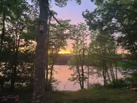 Escape to our cozy Winthrop cabin on Dexter Pond