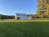 Spacious farmhouse on 3+ acres.  Pet and family friendly!