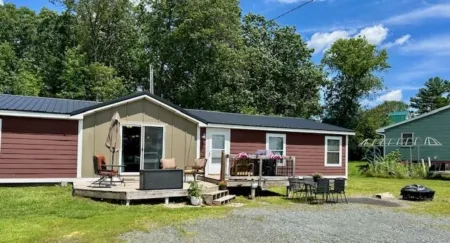 Reflections Retreat on Lake Magnor in Clayton, WI with beautiful lake view