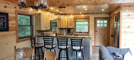 Newly Remodeled Beautiful Betsie River Home 500'WaterfrontSki Fish Explore