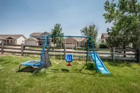 Family Time Basement Suite-Beauty Parlor, Play Room, Hot Tub, Yard, Fire Pit Hotels in Monument