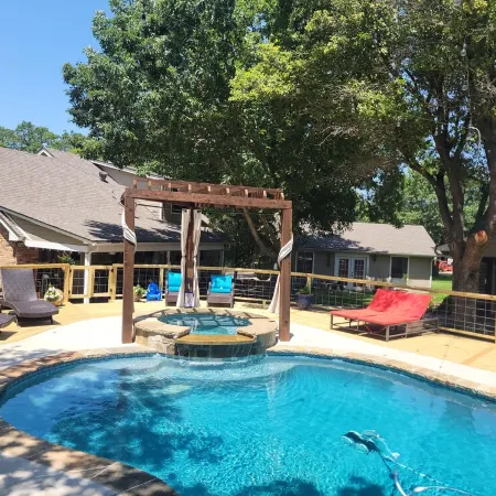 The Bunkhouse at Woodland Escape. Paradise meets countryside with pool & hot tub