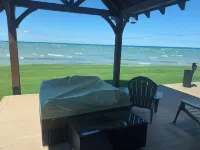 Lake Front Property. Stunning, quiet retreat with beautiful vistas and sunsets.