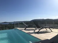 10mn beach, Standing Villa, top sea view, fiber internet, heated pool, jacuzzi - Villas