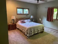Beautiful Cabin located on the Betsie River and close to Crystal Mountain Resort