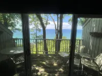 Stunning Views! 2 King Bdrms w Private Bathrooms. Walk to Lake Michigan Beach!