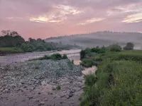 Private tent camping SITE#1  along the Salmon River on 165-acre Farm