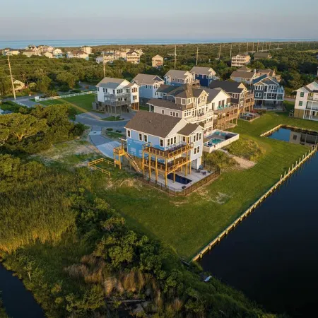 Waterfront Home with Panoramic Views in Black Dog Harbor, Salvo, NC