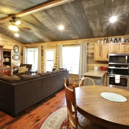 Old Mill Cabin #1 - on the Little MO River, large yard, close to Diamond Mine!