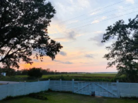 Marshfront Suite downstairs @ the Sea Pear Cottage — views + steps to the beach!
