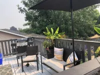 Stay in Central Kelowna, relax in your private 3 Bedroom, 2 bathroom home.