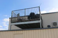 private Modern  studio apartment  with ocean views, balcony and Boat parking