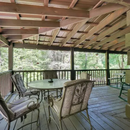 Cozy Tellico Plains Cabin w/ Large Mountain Creek!