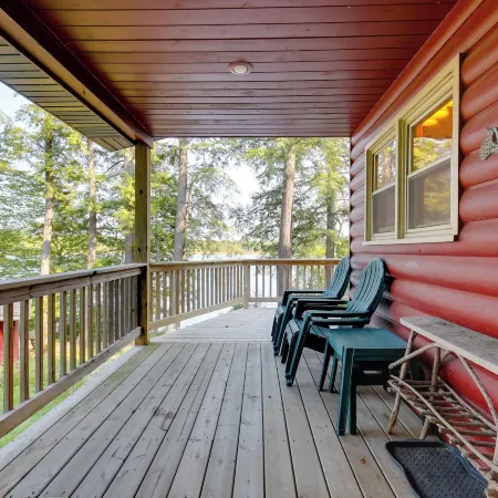 Waterfront Mercer Cabin w/ Wraparound Porch!