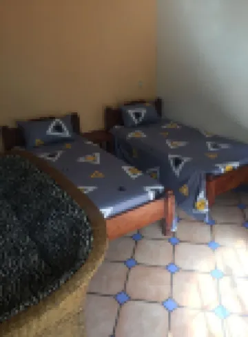 The apartment sits on the Mtwapa creek