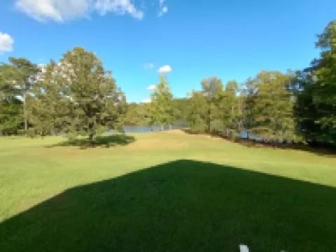 Cozy private cabin on 10 acres with 300+ feet of water front. Pet friendly.