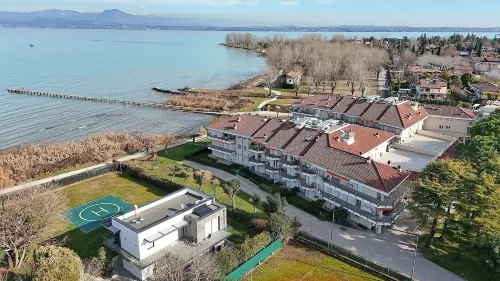 Sunset on Sirmione in Sirmione - Condos