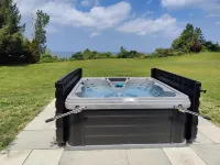 Beach Breeze-Lakefront Home-Private Beach-Porch-Deck-Firepit-5Br Ensuite-Hot Tub - 비치