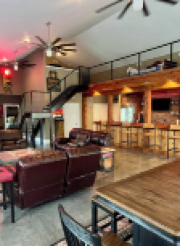 Golf Destination w/ Private Driving Range w/ Lights, and Bar.