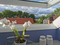 Moderne Ferienwohnung in Ruhiger Elbnaher Lage mit Guter Verkehrsanbindung 申費爾德教堂附近的飯店