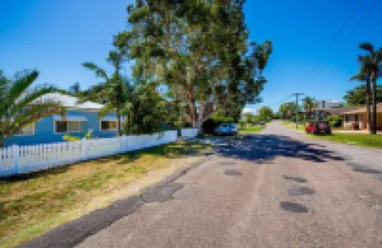 A beach house with colour!
