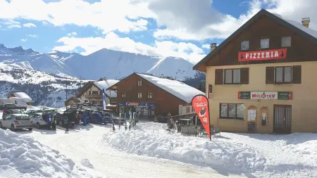 Studio 4 people - Bright - Beautiful view of the Aiguilles d'Arves mountains