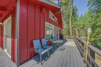 Little Red Cabin in Arnold California