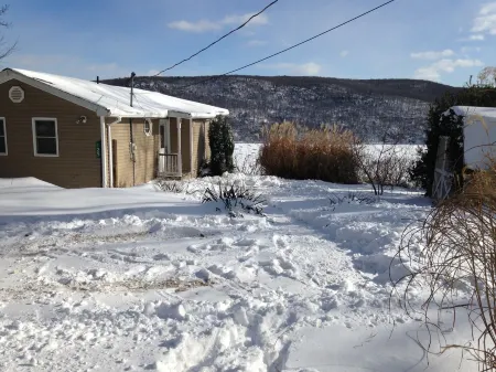 A romantic cottage and artist's retreat looking down over an enchanted lake