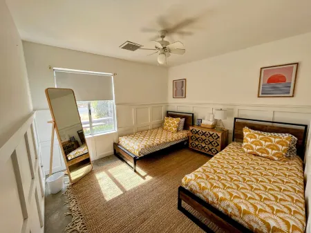 Private Pool and Hot Tub Retreat - Charming Modern Oasis