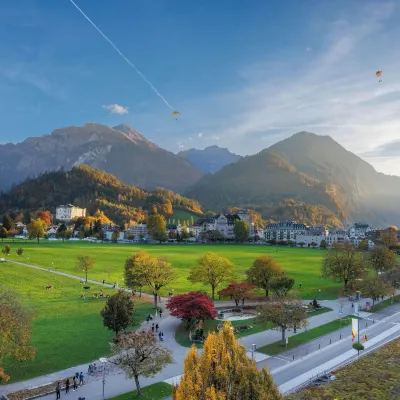 Hapimag Ferienwohnungen Interlaken Отели рядом с достопримечательностью «Высота Хардер Кульм»